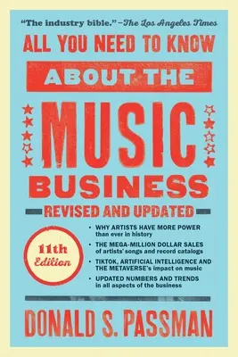 Minden, amit a zenei üzletről tudni kell: Tizenegyedik kiadás - All You Need to Know about the Music Business: Eleventh Edition