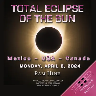 Teljes napfogyatkozás: Mexikó - USA - Kanada: 2024. április 8., hétfő - Total Eclipse of the Sun: Mexico - USA - Canada: Monday April 8, 2024