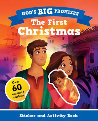 Isten nagy ígéretei karácsonyi matrica- és tevékenységkönyv - God's Big Promises Christmas Sticker and Activity Book