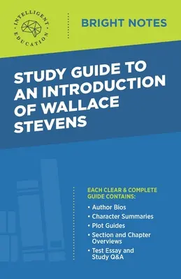 Tanulmányi útmutató Wallace Stevens bevezetőjéhez - Study Guide to an Introduction of Wallace Stevens