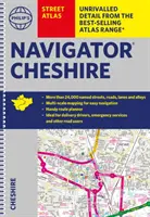 Philip's Street Atlas Navigator Cheshire (Fülöp utcai atlasz navigátor) - Philip's Street Atlas Navigator Cheshire