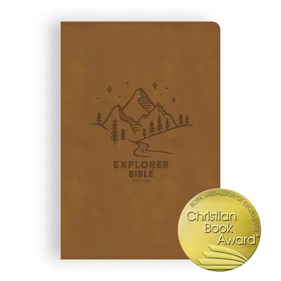 CSB Explorer Bible for Kids, Brown Mountains Leathertouch: Isten Igéjének elhelyezése Isten világának közepén - CSB Explorer Bible for Kids, Brown Mountains Leathertouch: Placing God's Word in the Middle of God's World