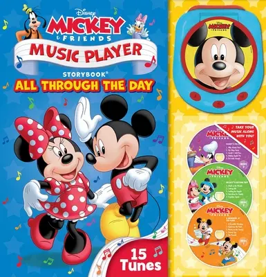 Disney Mickey egér: Micsoda pókhálós pókok! Mickey Mackey: Egész nap zenelejátszó mesekönyv - Disney Mickey Mouse: All Through the Day Music Player Storybook