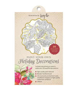 Paint-Your-Own Holiday Decorations: Kristy Rice illusztrációi - Paint-Your-Own Holiday Decorations: Illustrations by Kristy Rice