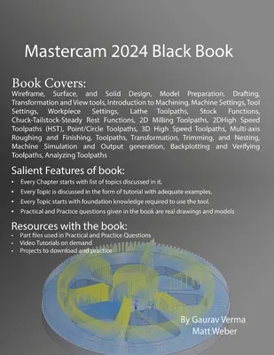 Mastercam 2024 fekete könyv - Mastercam 2024 Black Book