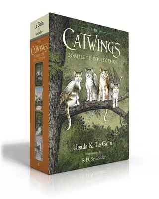 A Macskaszárnyak teljes gyűjteménye (dobozos kiadás): Catwings; Catwings Return; Wonderful Alexander and the Catwings; Jane on Her Own - The Catwings Complete Collection (Boxed Set): Catwings; Catwings Return; Wonderful Alexander and the Catwings; Jane on Her Own