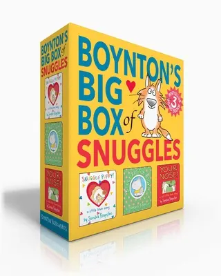 Boynton's Big Box of Snuggles (dobozos készlet): Snuggle Puppy!; Belly Button Book!; Your Nose! - Boynton's Big Box of Snuggles (Boxed Set): Snuggle Puppy!; Belly Button Book!; Your Nose!