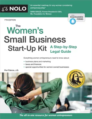 A női kisvállalkozások induló készlete: Jogi útmutató lépésről lépésre - The Women's Small Business Start-Up Kit: A Step-By-Step Legal Guide