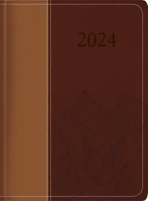 A bölcsesség kincse - 2024-es vezetői napirend - kéttónusú barna: Napi napló és határidőnapló egy inspiráló idézettel - The Treasure of Wisdom - 2024 Executive Agenda - Two-Toned Brown: An Executive Themed Daily Journal and Appointment Book with an Inspirational Quotati