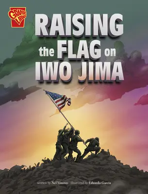 Zászlófelvonás Iwo Jimán - Raising the Flag on Iwo Jima