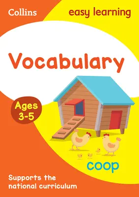 Collins Easy Learning Preschool - Vocabulary Activity Book 3-5 éves korig - Collins Easy Learning Preschool - Vocabulary Activity Book Ages 3-5