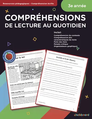 Kanadai francia napi olvasásértés 3. osztály - Canadian French Daily Reading Comprehension Grade 3