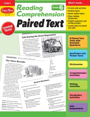 Reading Comprehension: Párosított szövegek, 6. osztály Tanári segédanyag - Reading Comprehension: Paired Text, Grade 6 Teacher Resource