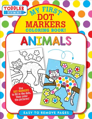 Állatok Pöttyös jelölők Színezőkönyv - Animals Dot Markers Coloring Book