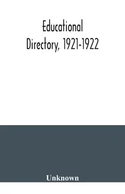 Oktatási könyvtár, 1921-1922 - Educational directory, 1921-1922