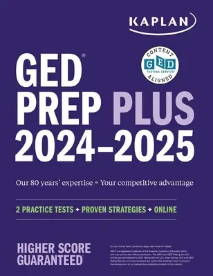 GED Test Prep Plus 2024-2025: Tartalmaz 2 teljes hosszúságú gyakorlati tesztet, 1000+ gyakorlati kérdést és 60+ online videót. - GED Test Prep Plus 2024-2025: Includes 2 Full Length Practice Tests, 1000+ Practice Questions, and 60+ Online Videos