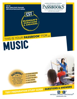 Zene (Cst-23): Passbooks Study Guide 23. kötet - Music (Cst-23): Passbooks Study Guide Volume 23