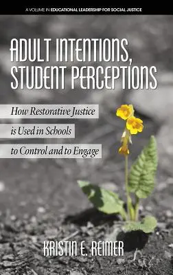 Felnőttek szándékai, diákok felfogása: (HC) - Adult Intentions, Student Perceptions: How Restorative Justice is Used in Schools to Control and to Engage (HC)