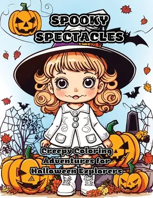 Kísérteties szemüvegek: Hátborzongató színező kalandok Halloween felfedezőinek - Spooky Spectacles: Creepy Coloring Adventures for Halloween Explorers