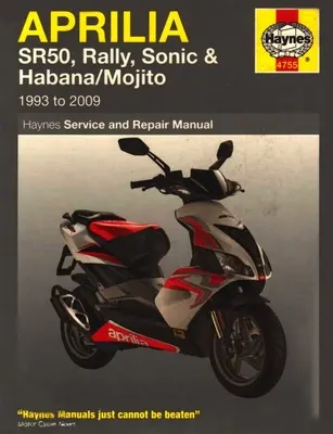 Aprilia SR50, Rally, Sonic & Habana/Mojito robogók (93 - 09) - Aprilia SR50, Rally, Sonic & Habana/Mojito Scooters (93 - 09)