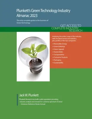 Plunkett's Green Technology Industry Almanac 2023: Zöld technológiai iparági piackutatás, statisztikák, trendek és vezető vállalatok - Plunkett's Green Technology Industry Almanac 2023: Green Technology Industry Market Research, Statistics, Trends and Leading Companies