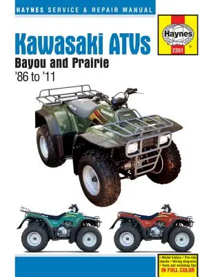 Kawasaki terepjárók Bayou és Prairie '86-tól '11-ig - Kawasaki Atvs Bayou and Prairie '86 to '11