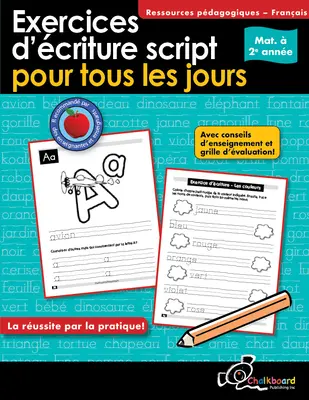 Exercices d'criture Script Pour Tous Les Jours Mat.  2e Anne