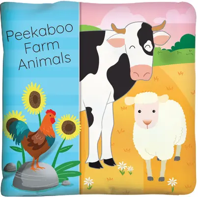 Peekaboo Farm Animals: Ruhakönyv gyűrött borítóval! - Peekaboo Farm Animals: Cloth Book with a Crinkly Cover!