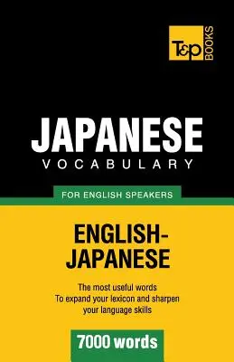 Japán szókincs angolul beszélőknek - 7000 szó - Japanese vocabulary for English speakers - 7000 words