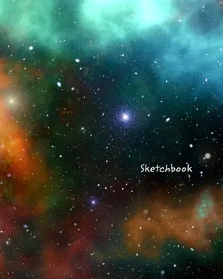 Sketchbook: Nagy absztrakt Galaxy Design Rajzkönyv - Sketchbook: Large Abstract Galaxy Design Drawing Book