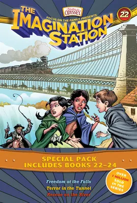 Imagination Station Books 3-Pack: Szabadság a vízesésnél / Rémület az alagútban / Mentés a folyón - Imagination Station Books 3-Pack: Freedom at the Falls / Terror in the Tunnel / Rescue on the River