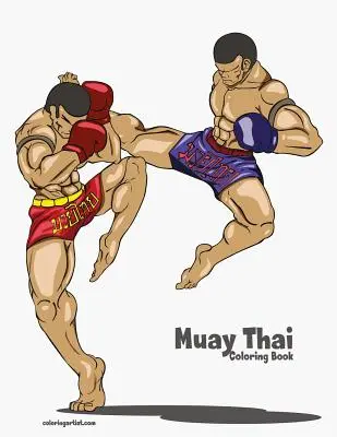 Muay Thai Omalovánky - Muay Thai Coloring Book