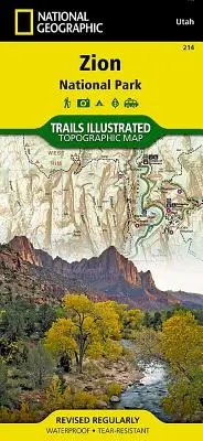 Zion Nemzeti Park térkép - Zion National Park Map