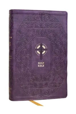 Nrsvce: A beavatás szentségei Katolikus Biblia, Bíbor, bőrpuha, Comfort Print: Szentírás: Biblia. - Nrsvce Sacraments of Initiation Catholic Bible, Purple Leathersoft, Comfort Print