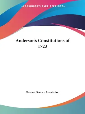 Anderson 1723-as alkotmányai - Anderson's Constitutions of 1723