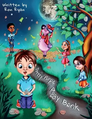 Szép lila malacpersely - Pretty Purple Piggy Bank