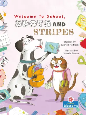 Üdvözöllek az iskolában, pöttyös és csíkos - Welcome to School, Spots and Stripes