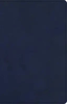 CSB Egyoszlopos Kompakt Biblia, Tengerészkék bőrrel érintve - CSB Single-Column Compact Bible, Navy Leathertouch