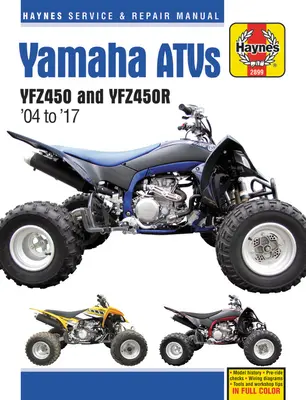 Yamaha Yfz450/450r Atv, 2004-2017 Haynes javítási kézikönyv - Yamaha Yfz450/450r Atv, 2004-2017 Haynes Repair Manual