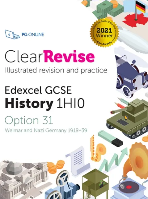 ClearRevise Edexcel GCSE történelem 1HI0 - Weimari és náci Németország 1918-39 - ClearRevise Edexcel GCSE History 1HI0 - Weimar and Nazi Germany 1918-39