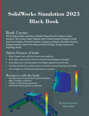 SolidWorks Simulation 2023 Fekete könyv - SolidWorks Simulation 2023 Black Book