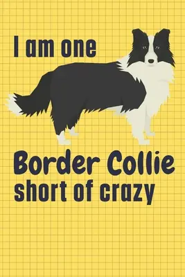 Én egy Border Collie-val kevesebb vagyok, mint egy őrült: Border Collie kutya rajongóknak - I am one Border Collie short of crazy: For Border Collie Dog Fans