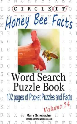 Körbe, Mézelő méhek tényei, szókereső, rejtvénykönyv - Circle It, Honey Bee Facts, Word Search, Puzzle Book