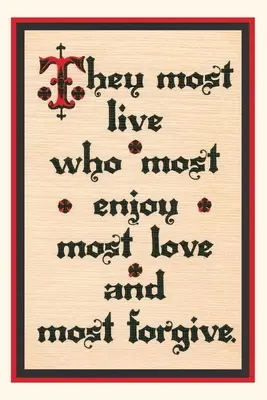 Vintage Journal Élvezze, szeretni, megbocsátani - Vintage Journal Enjoy, Love, Forgive