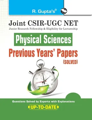 Közös CSIR-UGC NET: Fizikai tudományok - korábbi évek feladatai (megoldva) - Joint CSIR-UGC NET: Physical Sciences - Previous Years' Papers (Solved)