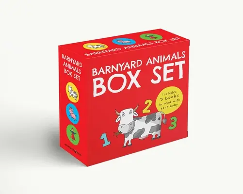 A Barnyard Animals Box Set: Az én első táblás könyvtáram - The Barnyard Animals Box Set: My First Board Book Library