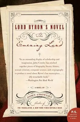 Lord Byron regénye: Az esti föld - Lord Byron's Novel: The Evening Land