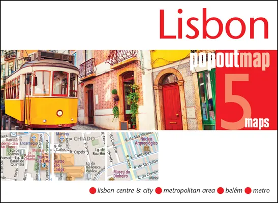 Lisszabon Popout térkép - Lisbon Popout Map