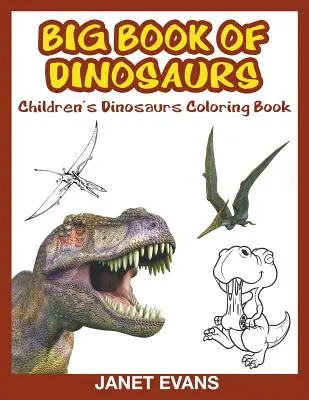 Dinoszauruszok könyve: Children's Coloring Book: Children's Coloring Book - Book of Dinosaurs: Children's Coloring Book