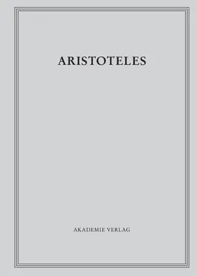 Arisztotelész, BAND 5, Poetik - Aristoteles, BAND 5, Poetik